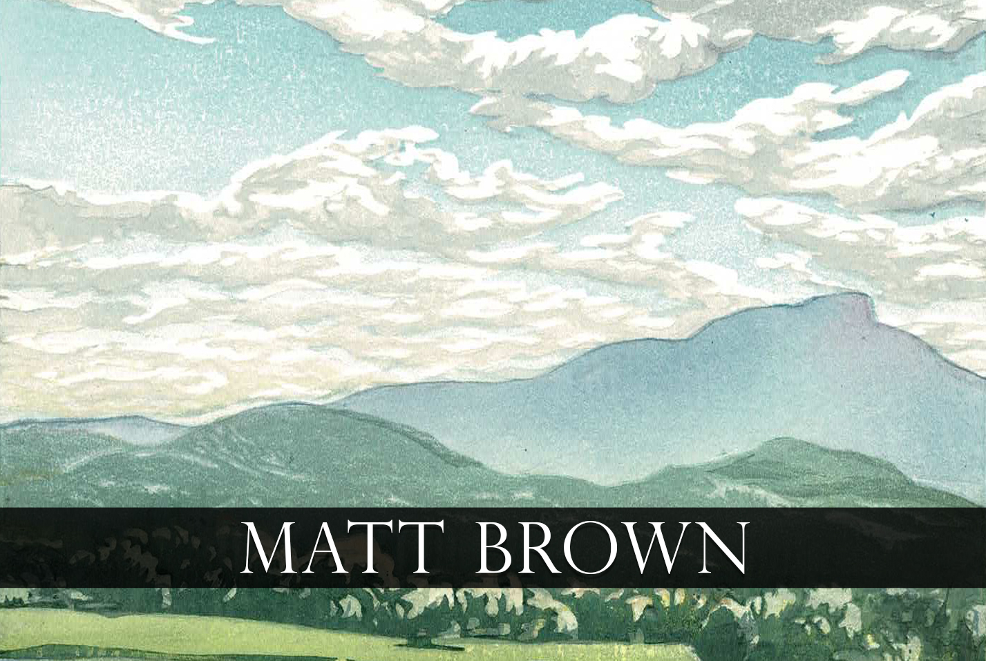 Matt Brown Workshop Series Event page picture