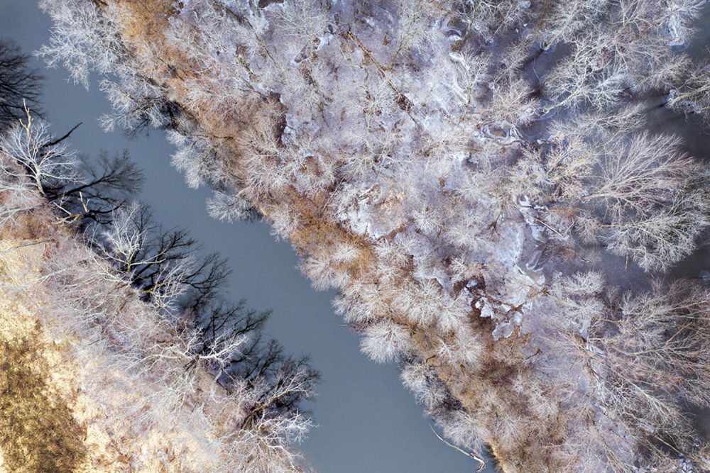 Caleb Kenna - Otter Creek in Winter, Brandon, Vermont