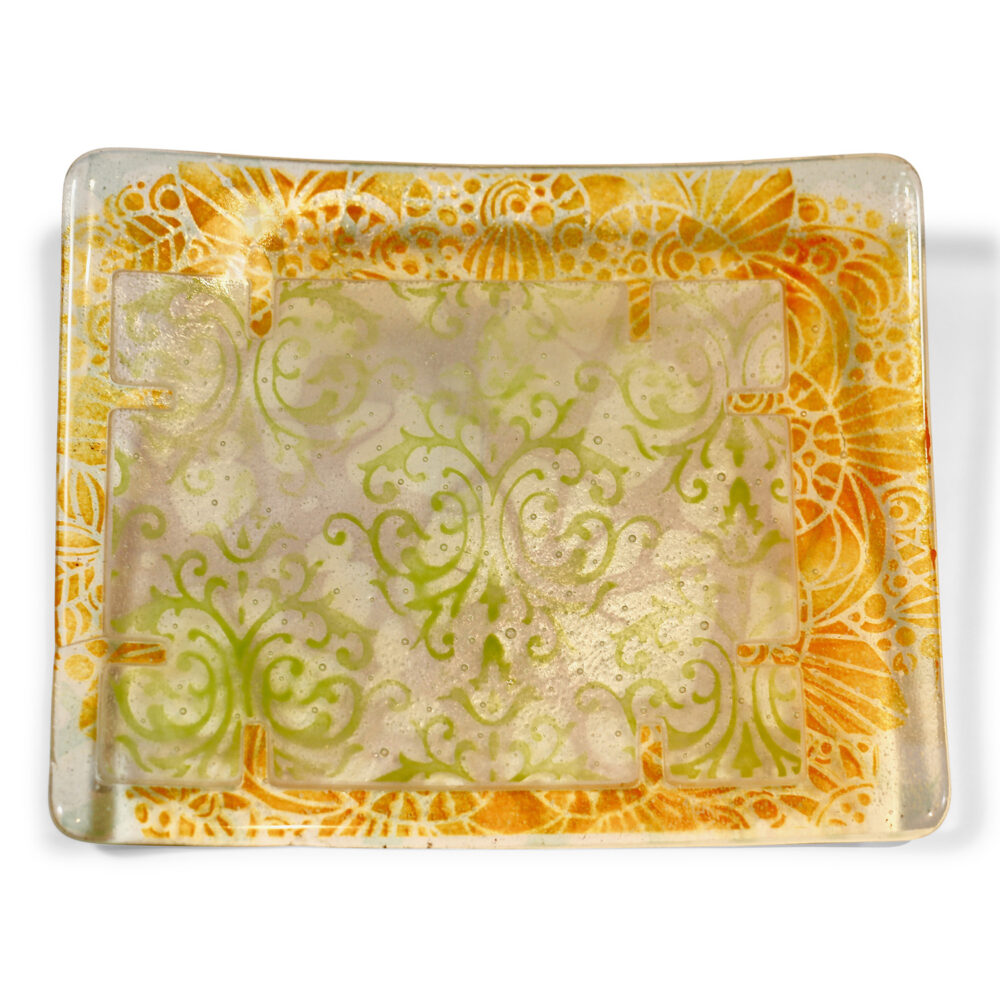 Rochelle Zabarkes - Square Curled Edged Plate
