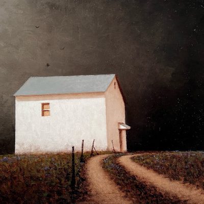 Ted Walsh - White Building with Crows