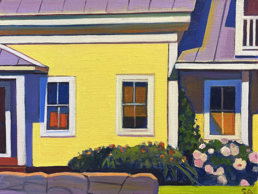 Susan Abbott - Yellow House on Main St.