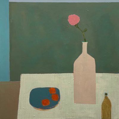 Ellen Rolli - Still Life with Vessels, Flower and Fruit