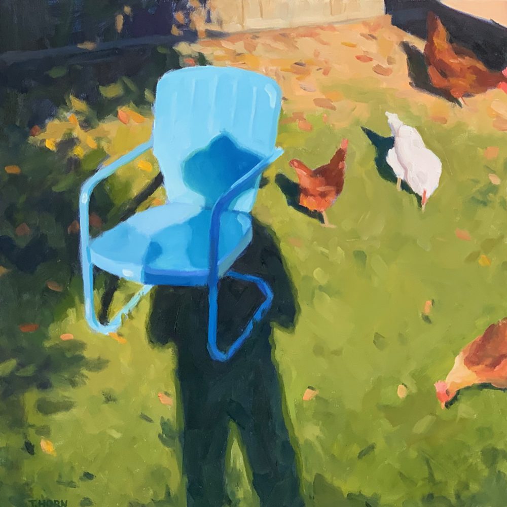 Tim Horn - With Chickens and Chair