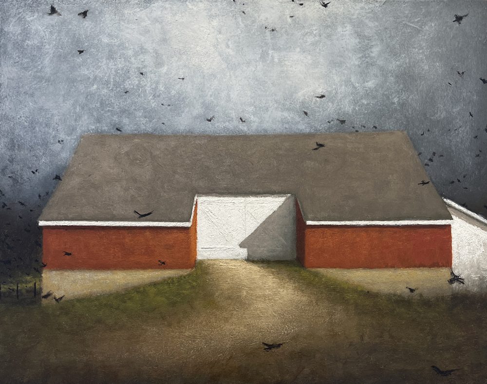 Ted Walsh - Bank Barn with Birds