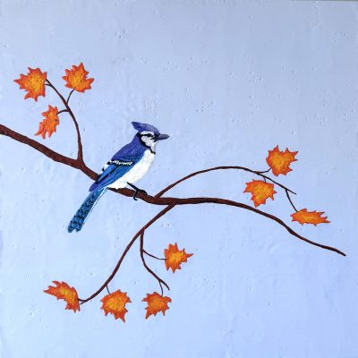 Marcia Crumley - Autumn Blue Jay